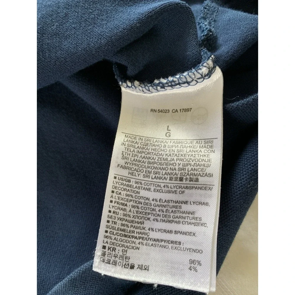 Banana Republic Polo Short Sleeve Shirt Men Large Blue